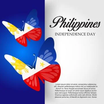 Philippines Independence Day. Stock Illustration