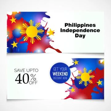 Philippines Independence Day. Stock Illustration