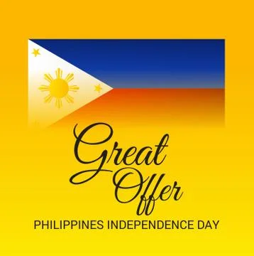 Philippines Independence Day. Stock Illustration