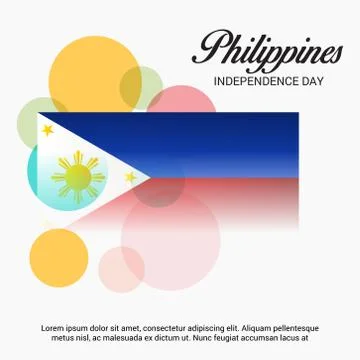 Philippines Independence Day. Stock Illustration