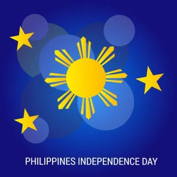 Philippines Independence Day. Stock Illustration