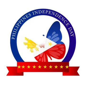 Philippines Independence Day. Stock Illustration