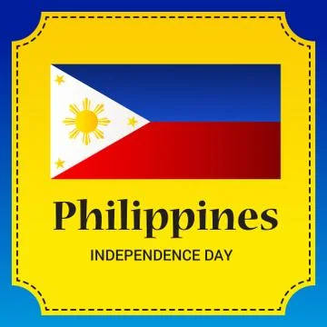 Philippines Independence Day. Stock Illustration
