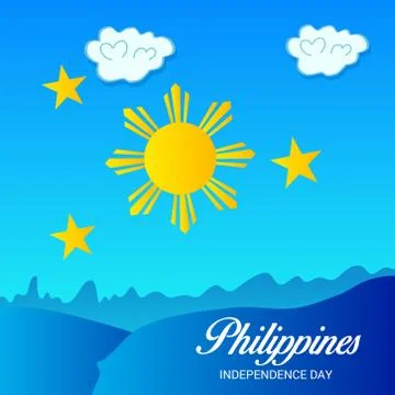 Philippines Independence Day. Stock Illustration