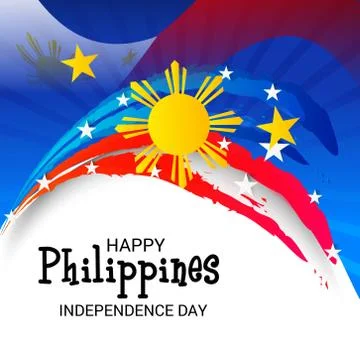 Philippines Independence Day. Stock Illustration