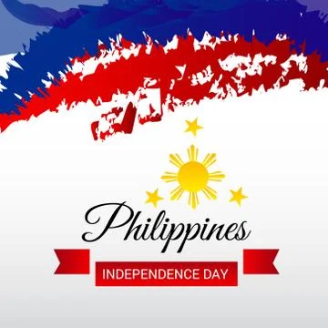 Philippines Independence Day. Stock Illustration