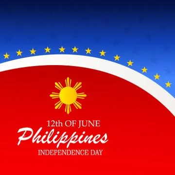Philippines Independence Day. Stock-Illustration