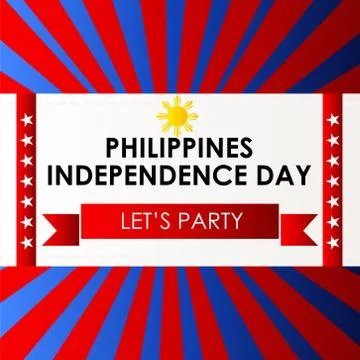 Philippines Independence Day. Stock-Illustration