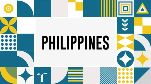 Philippines Independence Day typography animation with Philippines flag Stock Footage 280163716