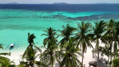 Philippines island beach Vidéo 345804345