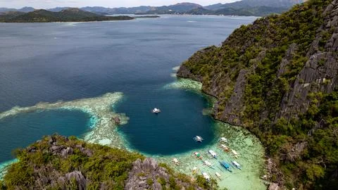 Philippines Lagoon Foto stock