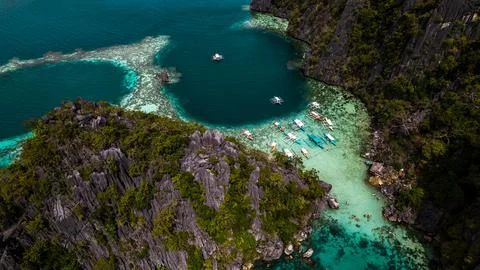 Philippines Lagoon Stock Photos