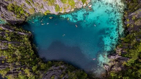 Philippines Lagoon Stock Photos