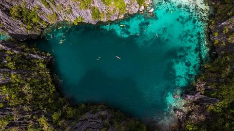 Philippines Lagoon Stock Photos