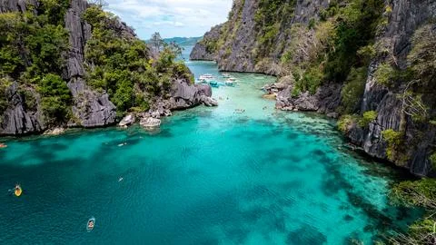 Philippines Lagoon Foto stock