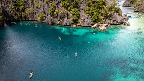 Philippines Lagoon Stock Photos