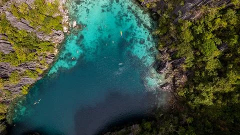 Philippines Lagoon 库存照片