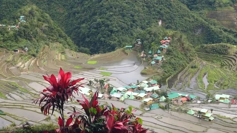 Philippines, Luzon, Batad Village Видео 104207474