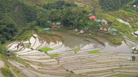 Philippines, Luzon, Batad Village Stock Footage 104207579