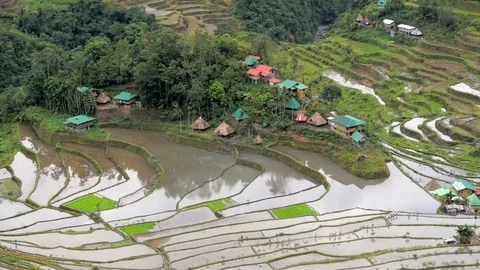 Philippines, Luzon, Batad Village Stock Footage 104207622