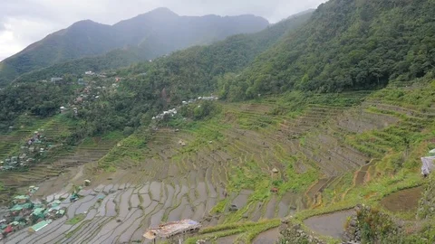 Philippines, Luzon, Batad Village Stock Footage 104207690