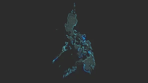 Philippines map Stockbeeldmateriaal 169456586