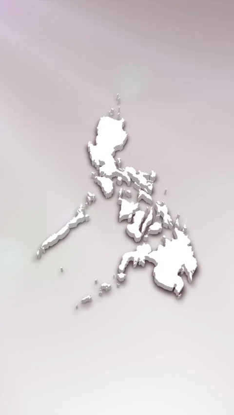 Philippines Map Intro Stock Footage 261660873