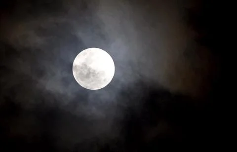 Philippines Moon Eclipse - Feb 2009 Stock Photos