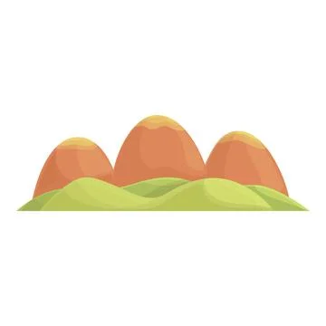 Philippines mountains icon cartoon vector. Culture travel Ilustración de archivo