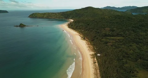 Philippines Nacpan Beach (Edited) Stock Footage 87469502