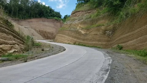 Philippines. Road to the village Stock Footage 254466830