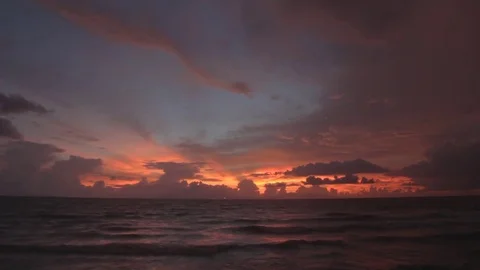 Philippines sunset 1 Stock Footage 81158052