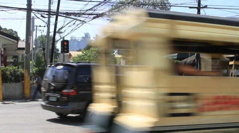 Philippines traffic Stock Footage 43794877