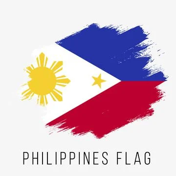 Philippines Vector Flag. Philippines Flag for Independence Day Stock Illustration