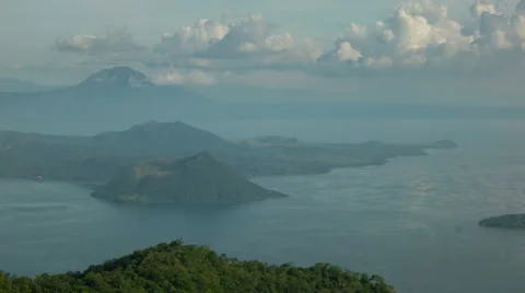 Philippines Volcano time lapse 4k Stock Footage 45965801