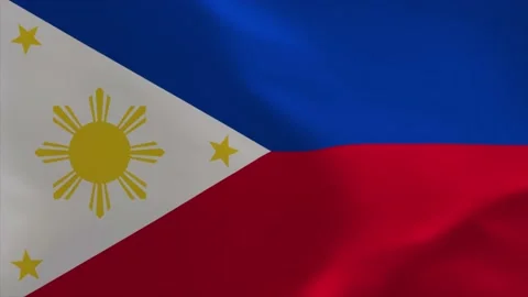 Philippines Waving Flag Animation 4K Mov... | Stock Video | Pond5