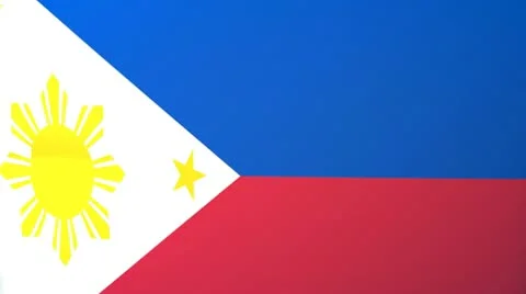 Philippines Waving Flag Stock Footage 10762345