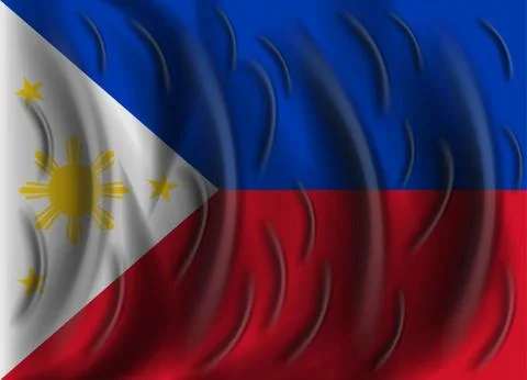 Philippines wind flag Illustrazione stock