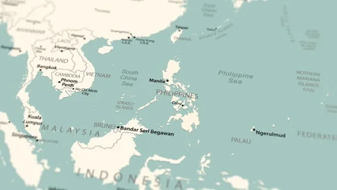 Philippines On The World Map Smooth Map Stock Video Pond5 Philippines World Map Smooth Map Footage 260404113 Iconl 