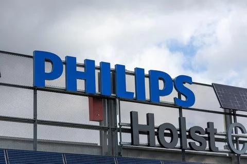 Philips logo high tech campus Eindhoven Stock Photos