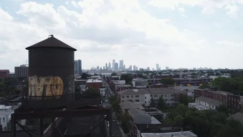 Philledaliphia Drone 4K Stock Footage 79802511