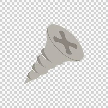 Phillips Head Metal Screw Hardware Tool Icon Illustration Stock Illustration