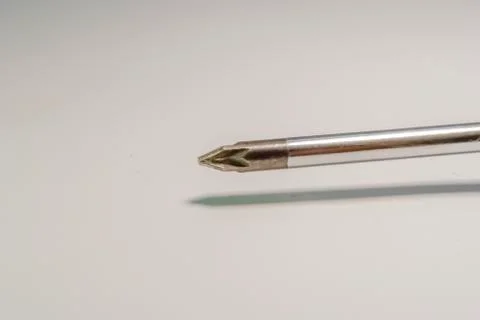 Phillips screwdriver tip closeup Stock Photos