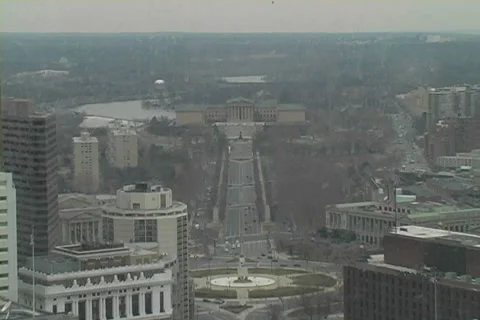 Philly Arial Traffic Stock Footage 6929712