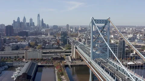 Philly Bridge Stock Footage 158573955