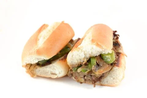 Philly cheese steak Stock Photos