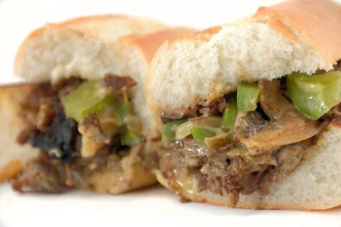 Philly cheese steak Stock Photos