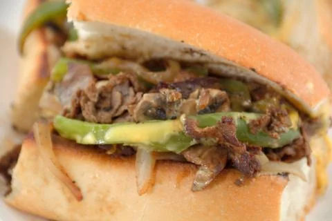Philly cheese steak Stock Photos
