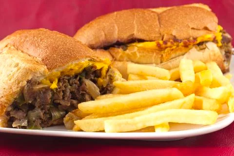 Philly cheesesteak Stock Photos