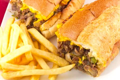 Philly cheesesteak Stock Photos